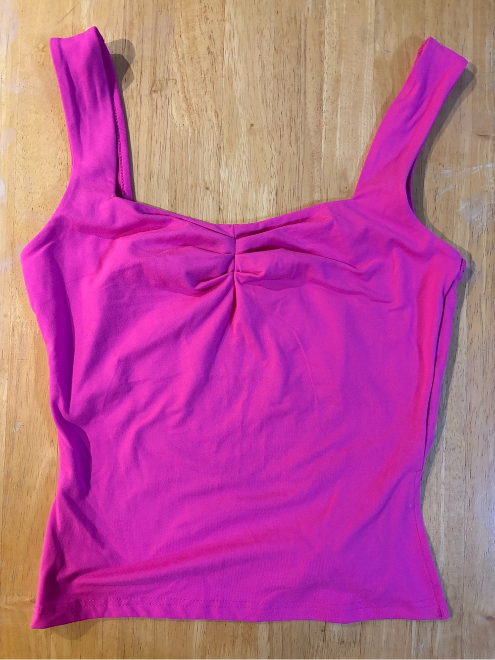 Pink Tank Top with Front Twist Detail - Women